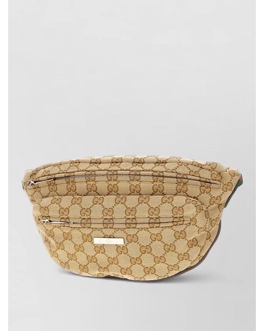 Gucci Natural Canvas Belt Bag for men