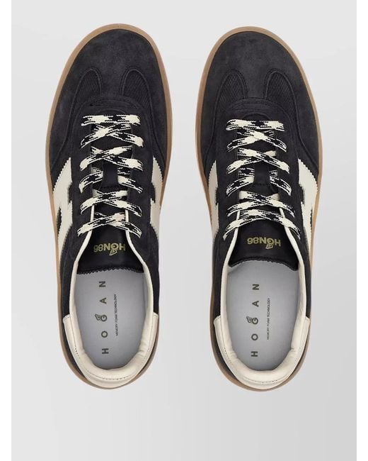 Hogan Multicolor Leather Low-Top Sneakers for men
