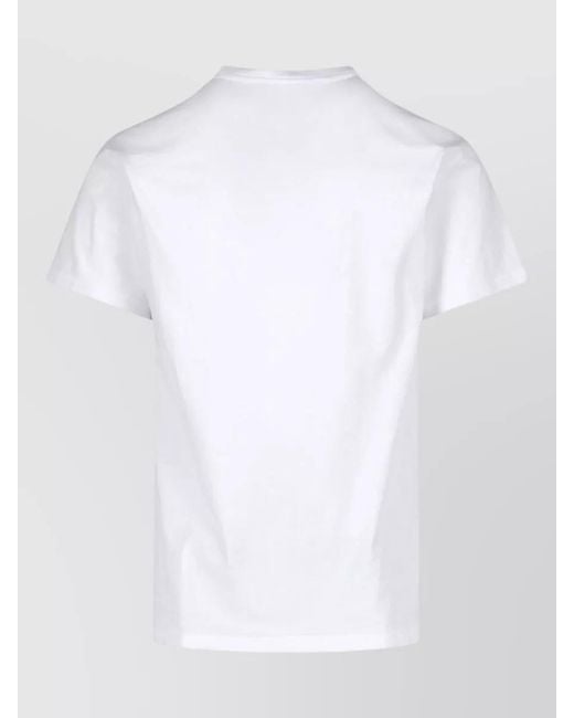 Vivienne Westwood White Short Sleeve Crew Neck Cotton Shirt for men
