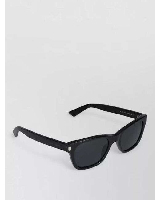Saint Laurent Black Sunglasses Sl 874 001 Rectangular Frame Acetate