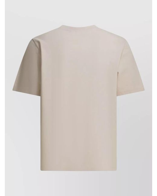 Maison Kitsuné Natural Cotton T-Shirt for men