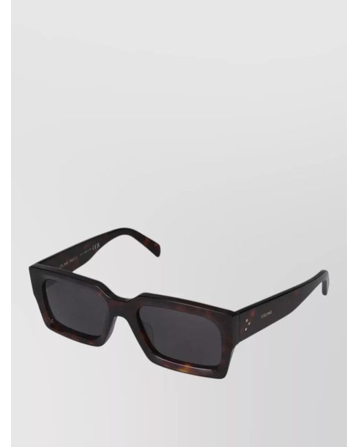 Céline Black Sunglasses Cl40280U Rectangular Thick Arms