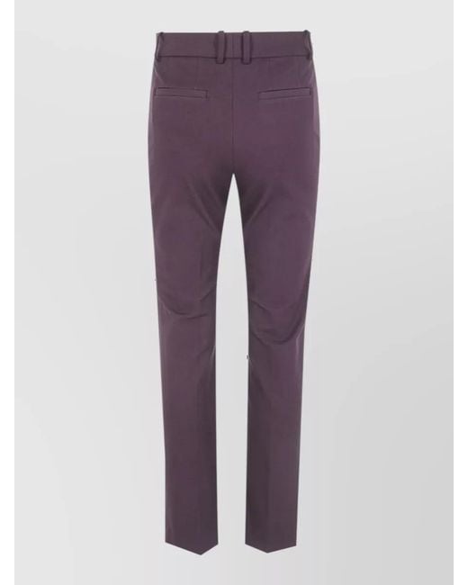 Joseph Purple Stretch Suit Trousers