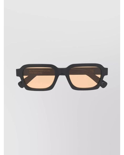 Retrosuperfuture Gray Acetate Sunglasses for men