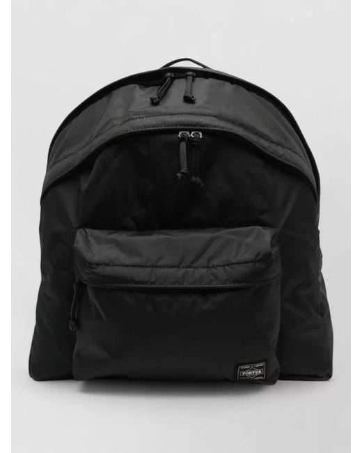 Porter-Yoshida and Co Black Ripstop Backpack Top Handle Multiple Compartments for men