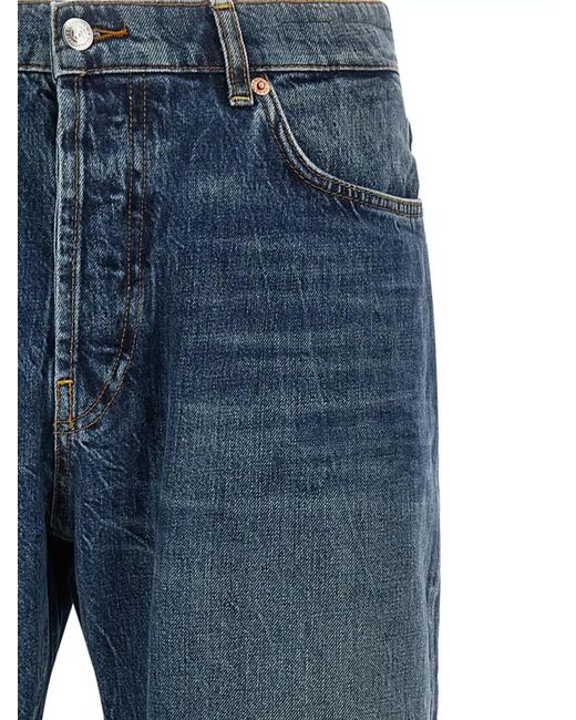 Department 5 Blue Denim Straight-Leg Jeans for men