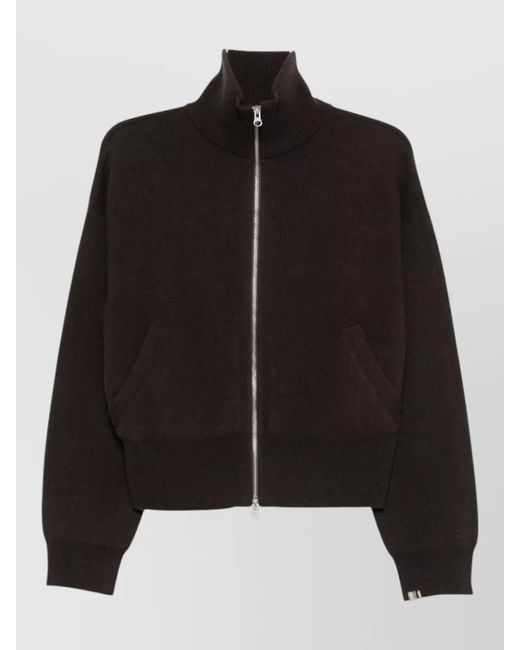 Extreme Cashmere Black Cashmere Fitted Cardigan