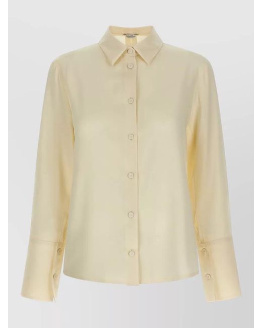 Max Mara Natural Silk Mxpvoliera Shirt