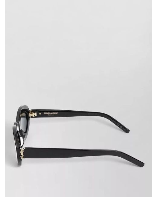 Saint Laurent Gray Sunglasses Sl M136 001 Oval Frame