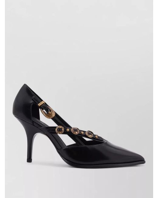 Pinko Multicolor Leather Slingback Pumps Strappy Pointed Toe