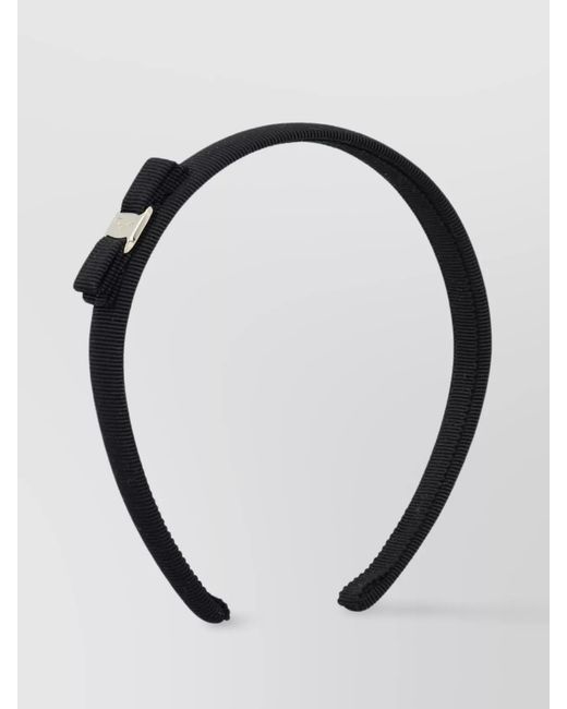 Ferragamo Metallic Cotton Blend Hair Band