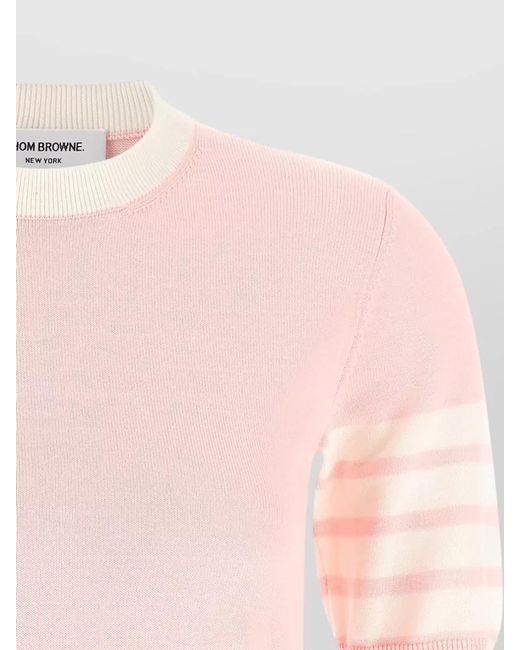 Thom Browne Pink Hector Cotton T-Shirt