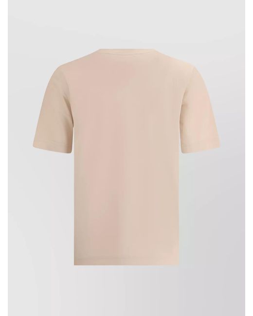 Burberry Natural Cotton Regular-Fit Logo-Print T-Shirt
