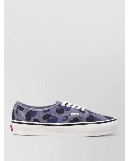 Vans Blue Lx Lace Up Authentic Low Top Shoe