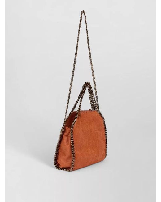 Stella McCartney White Falabella Shoulder Bag Chain Strap Design