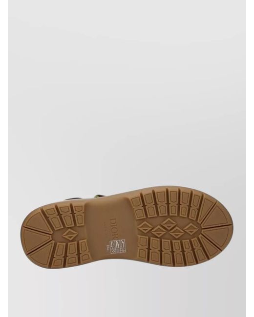 Dior Natural Suede Leather High-Top Sneakers for men