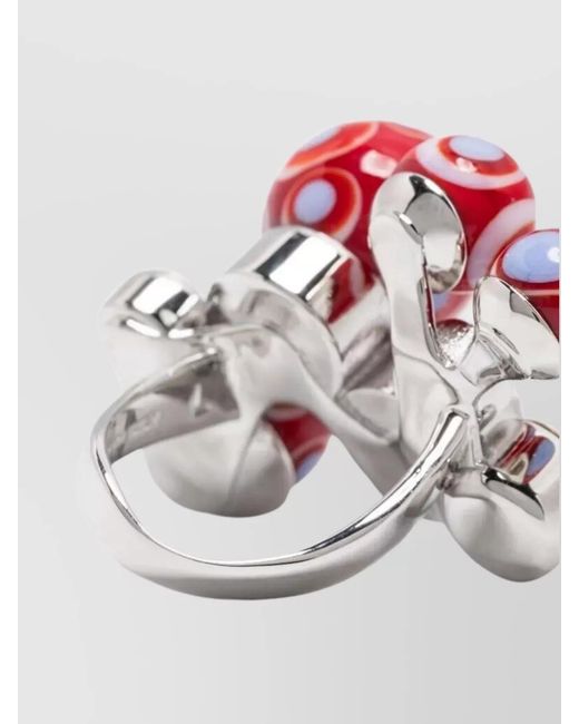 Dries Van Noten Red Ring
