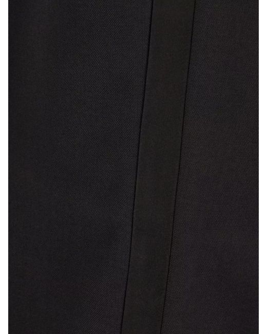 Maison Margiela Black Wool Mohair Straight-Leg Trousers for men