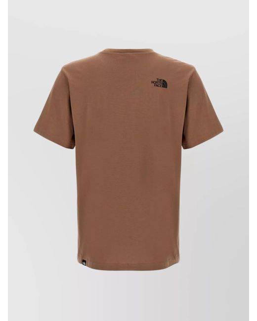 The North Face Brown Fine T-Shirt for men