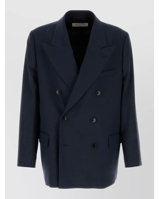 Dries Van Noten Blue Wool Suit for men