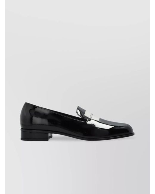 Givenchy Black Patent Leather Loafers