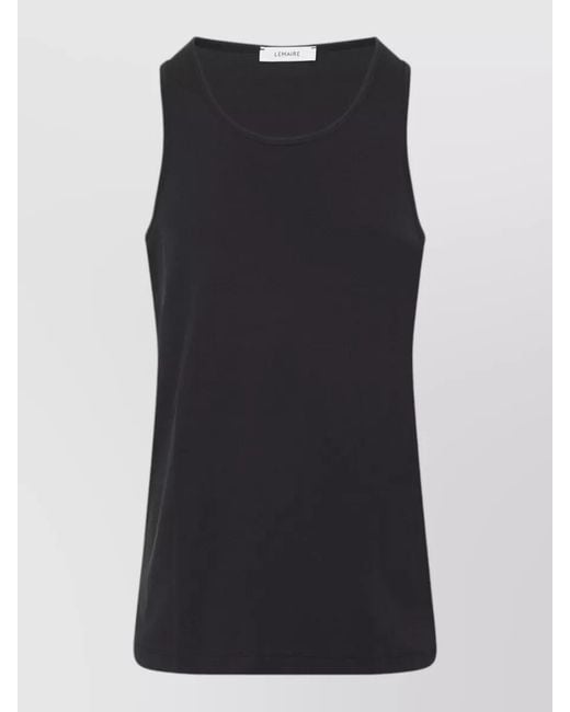 Lemaire Black Tank Top for men