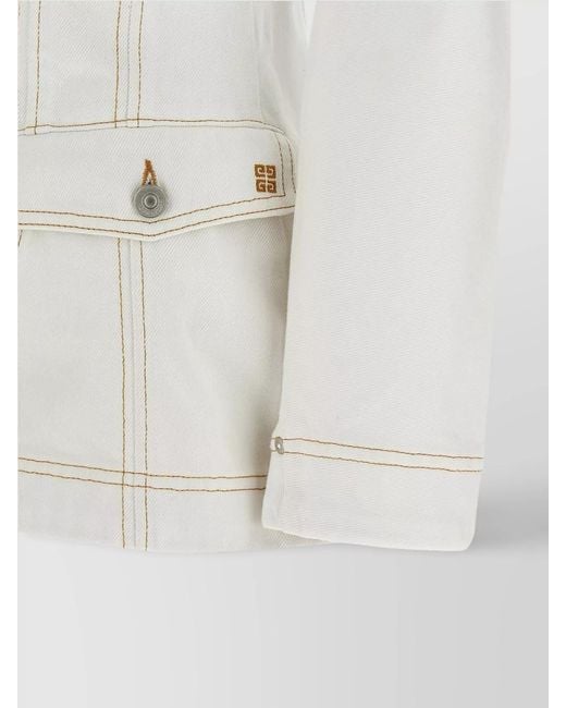 Givenchy White Denim Jacket