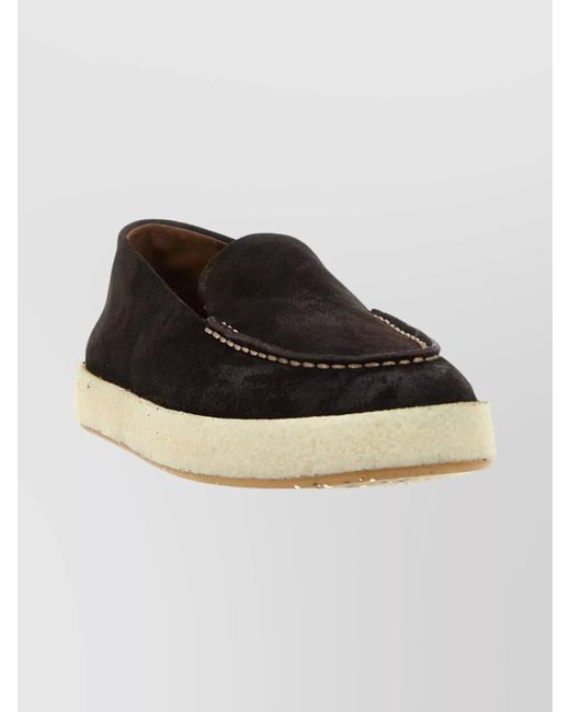 Marsèll Black Leather Loafers for men