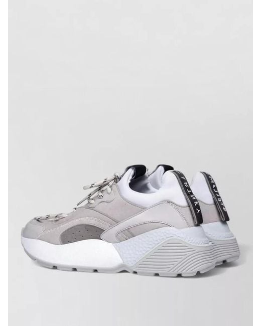 Stella McCartney White Vegan Leather Chunky Sneakers