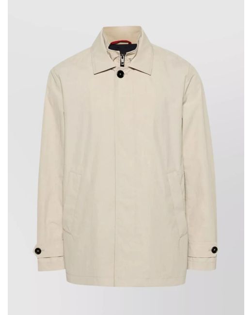 Fay Natural Short Jacket Morning Side Pockets for men
