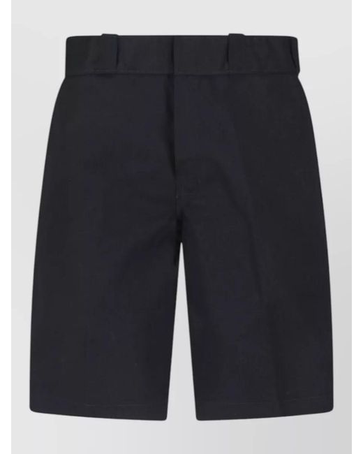 Dickies Blue Straight Shorts Belt Loops Back Pocket for men