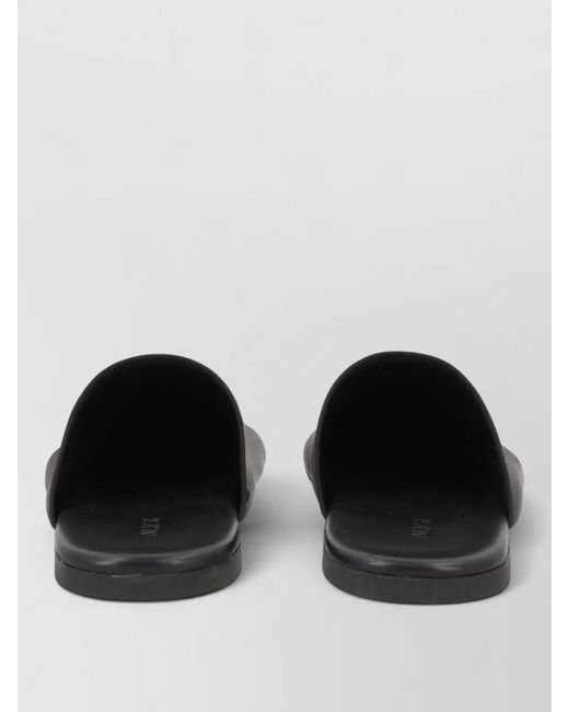 Alysi Brown Satin Flat Sole Open Toe Mules