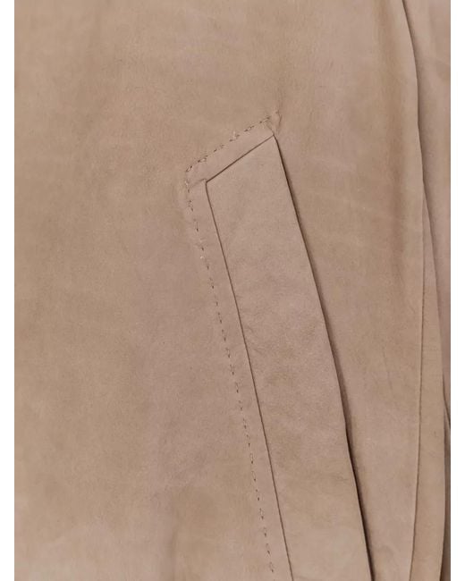 Boss Natural Suede Leather Jacket for men