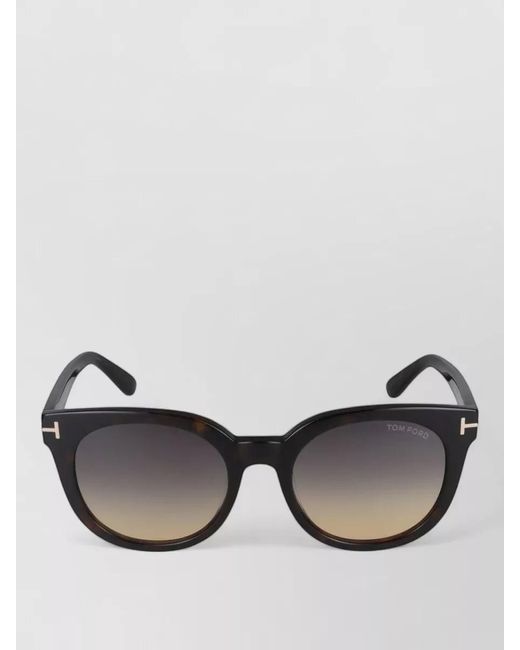 Tom Ford Black Sunglasses Ft1109 Cat Eye Gradient Lenses