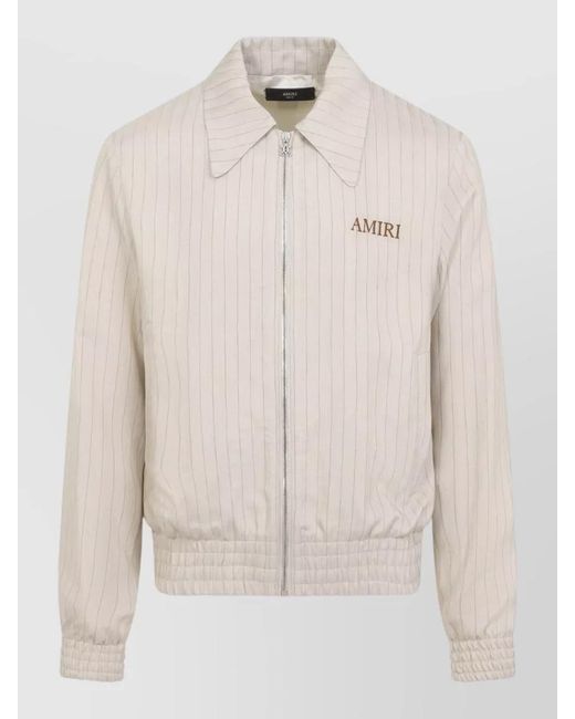 Amiri Natural Striped Lightweight Jacket for men