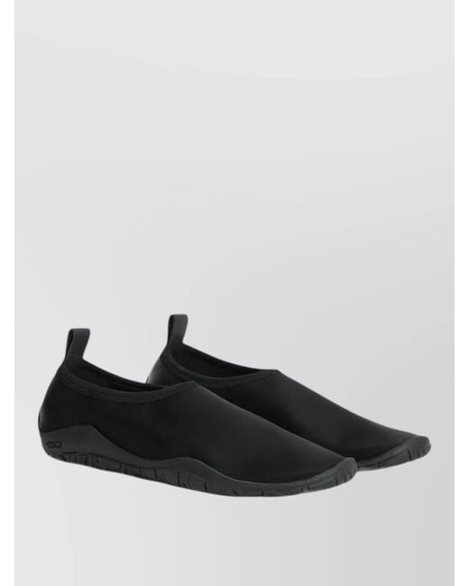 Jil Sander Black Slide Sandal Breathable Design Flexible Lightweight Sole