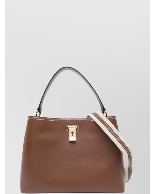 Bally Brown Versatile Shoulder Bag Adjustable Strap