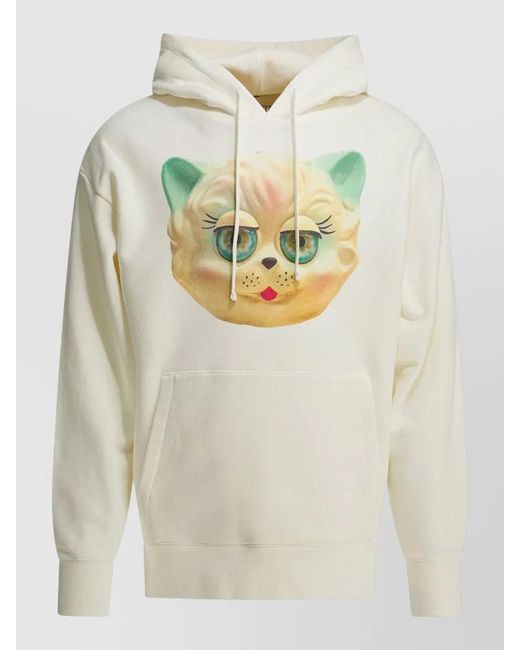 Valentino Multicolor La Maison Cat Graphic Hooded Sweatshirt for men