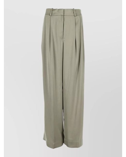 Michael Kors Natural Wide-Leg Trousers