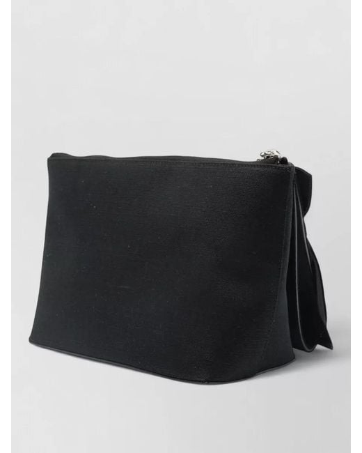Givenchy Black Chic Clutch Bag Bow Detail