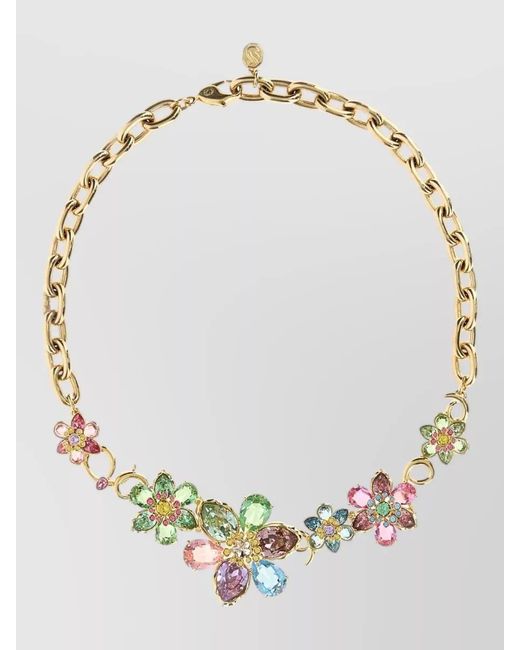 Swarovski Metallic Metal Pendant Necklace