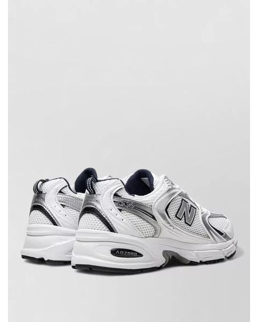 New Balance White Vtz Textile Mesh Lifestyle Sneakers