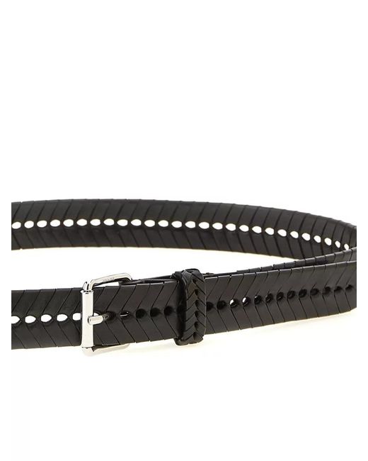 Lemaire White Braided Design Belt Adjustable Length for men