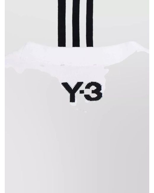 Y-3 White Crewneck Sweatshirt