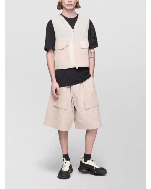 Y-3 Natural Vest Adjustable Straps Front Pockets for men