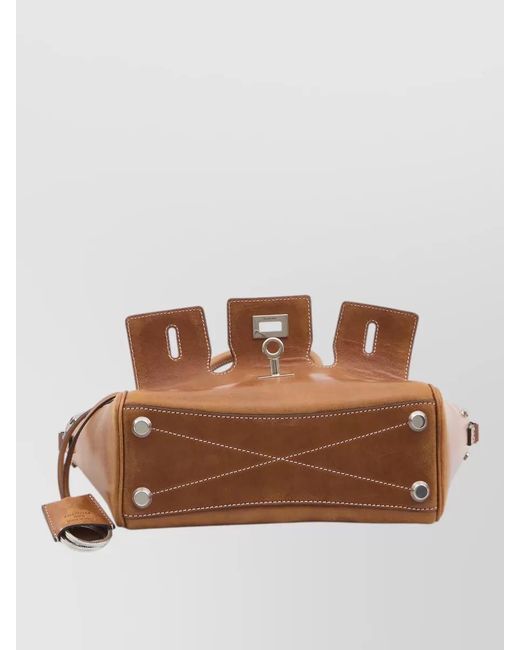 Balenciaga Brown Bel Air Carry-All Bag Mini