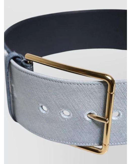Dolce & Gabbana Blue Denim Belt
