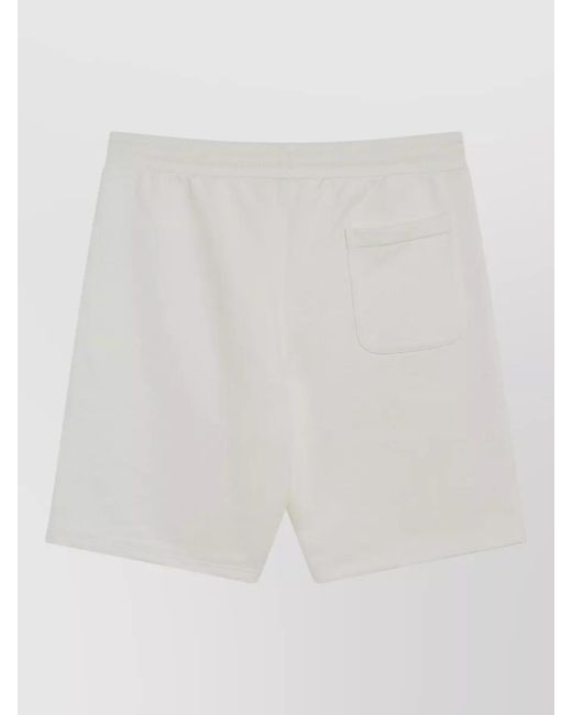 AMI White Deck Shorts for men