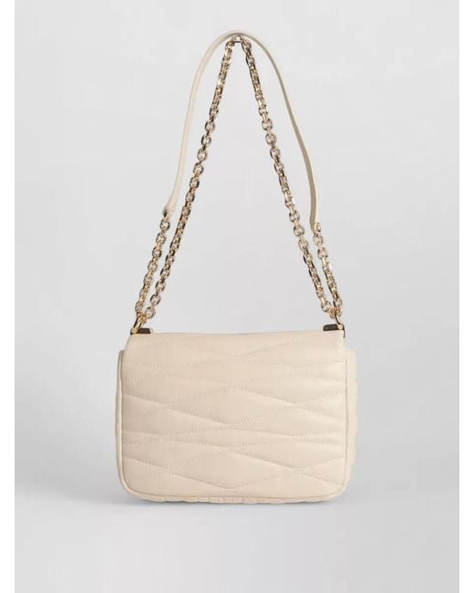 Furla Natural 1927 Small Leather Chain Crossbody Bag