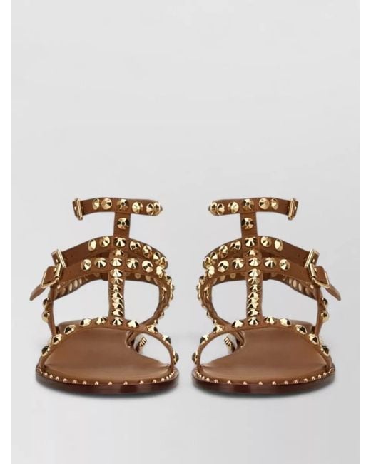 Ash Brown Sandal Play Ankle Strap Open Toe